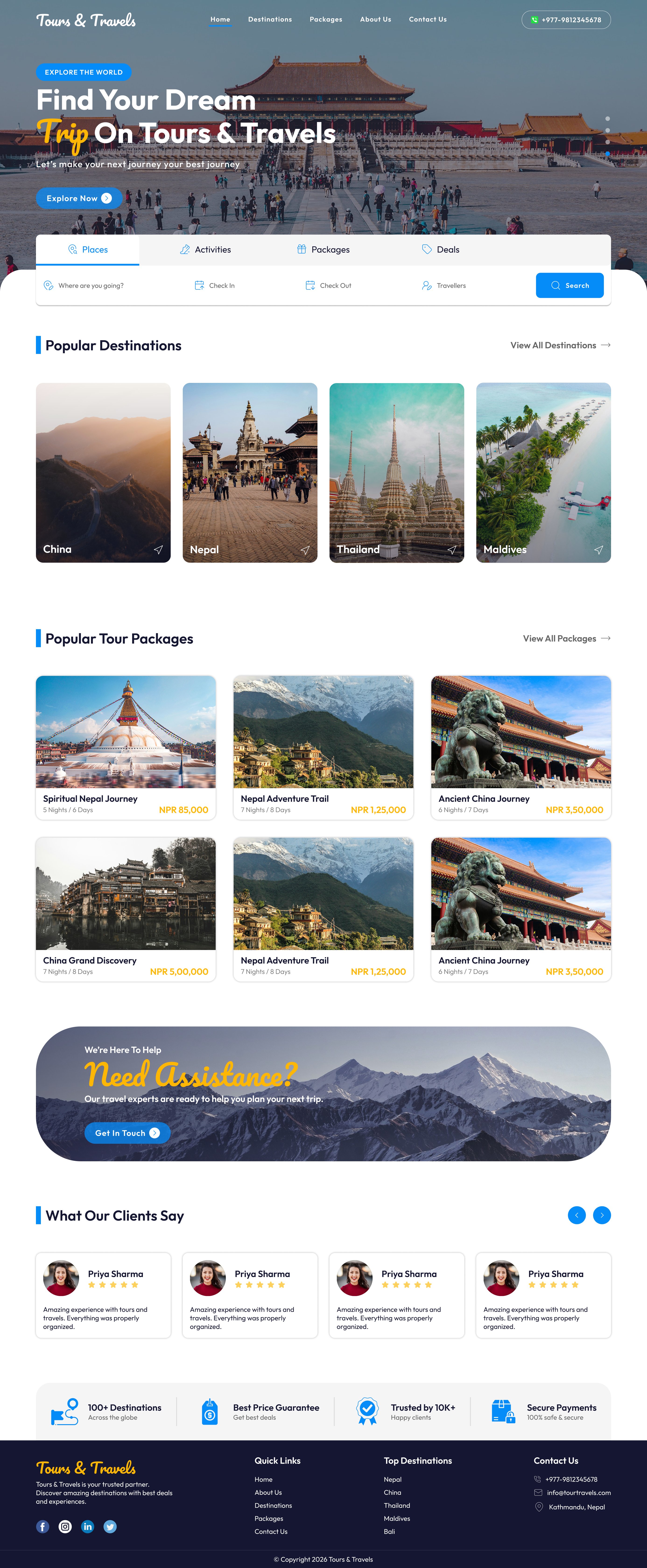 Website Homepage Preview
